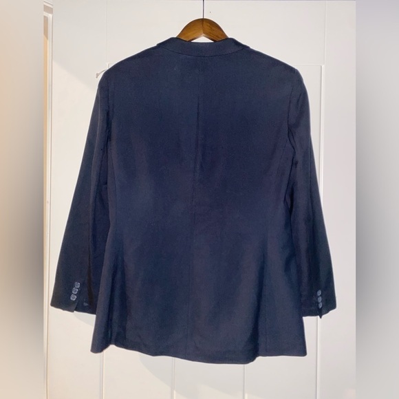 Lauren Ralph Lauren Women 14 Silk Blazer Quiet Luxury Old Money Business Work - Picture 2 of 7